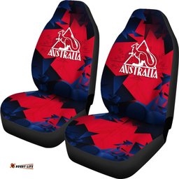 Car Seat Covers Kangaroo Seat Covers Australian Coat Of Arms Universal Fit
