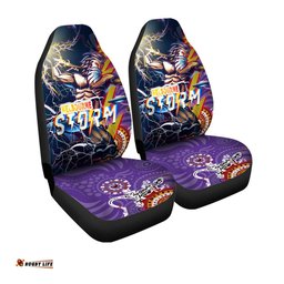 Storm Aboriginal Rugby Car Seat Cover - Super Storm Thunder Power