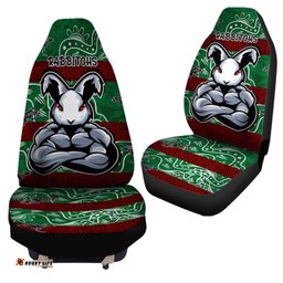 Rabbitohs Rugby Car Seat Covers Custom Indigenous Super Rabbitohs Car Seat Covers
