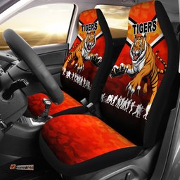 Wests Car Seat Covers Tigers ANZAC Vibes