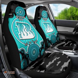 Brisbane Heat ANZAC 2025 Car Seat Cover Lest We Forget Poppy Mix Camouflage
