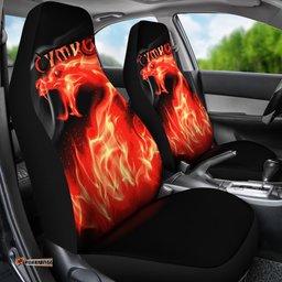Wales Car Seat Covers Cymru Flame
