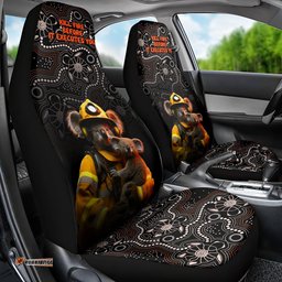 Paws For Australia Car Seat Cover Bushfire Awareness Indigenous Aboriginal