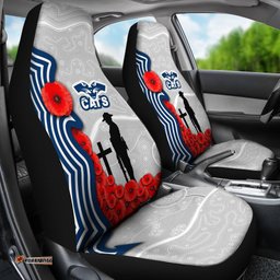 Geelong Car Seat Covers Cats ANZAC Day Indigenous