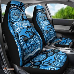 Adelaide Strikers Cricket Car Seat Cover Happy Australia Day Aboriginal Art