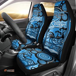 Adelaide Strikers Cricket Car Seat Cover Happy Australia Day Aboriginal Art