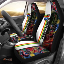 Panthers Black NAIDOC Week Car Seat Covers Power Style