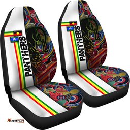 Panthers Black NAIDOC Week Car Seat Covers Power Style