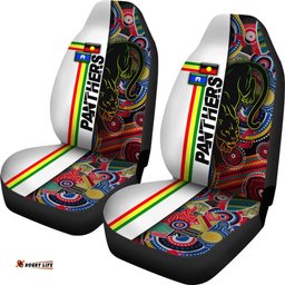 Panthers Black NAIDOC Week Car Seat Covers Power Style