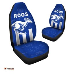 Roos Football North Melbourne Car Seat Covers Simple Indigenous