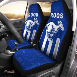 Roos Football North Melbourne Car Seat Covers Simple Indigenous