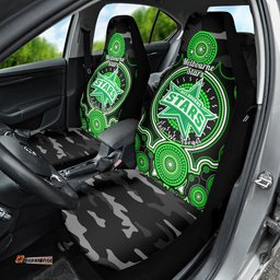 Melbourne Stars ANZAC 2025 Car Seat Cover Lest We Forget Poppy Mix Camouflage