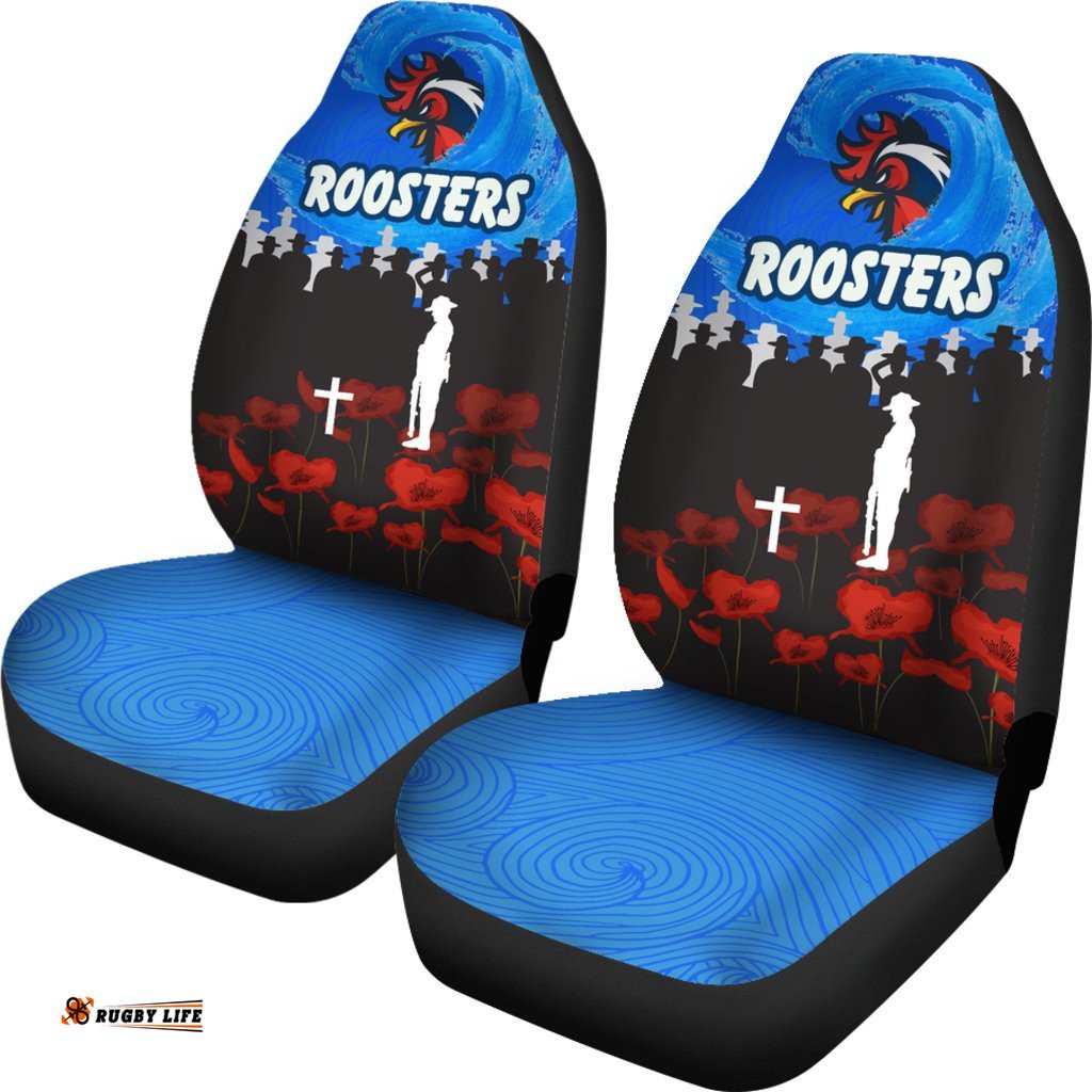 Sydney Roosters Car Seat Covers Prairie Style