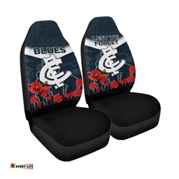 Blues ANZAC Day Car Seat Covers Indigenous Art