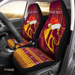 Custom Personalised Broncos Christmas Car Seat Cover Brisbane Indigenous