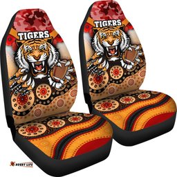 Tigers Car Seat Covers Wests ANZAC Day Special version