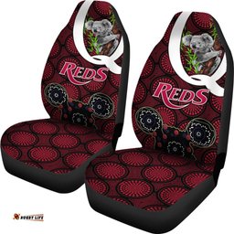 Queensland Car Seat Covers Reds Rugby Koala