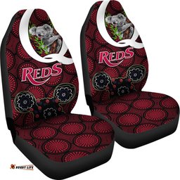 Queensland Car Seat Covers Reds Rugby Koala