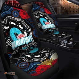 Waratahs Rugby Car Seat Cover Indigenous Waratahs ANZAC Day Aboriginal Car Seat Cover
