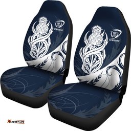 Scottish Rugby Car Seat Covers Thistle Vibes Navy