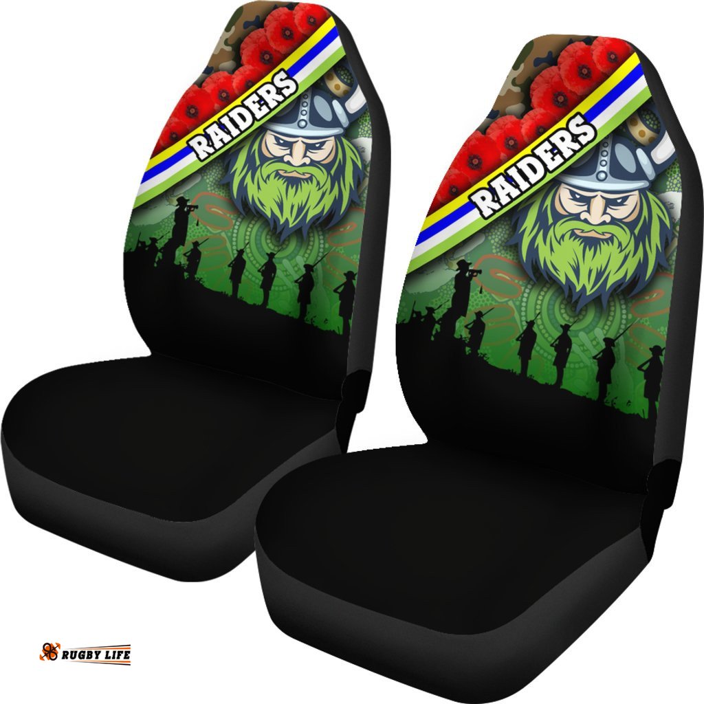 Raiders Car Seat Covers Canberra Anzac Day
