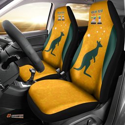 Custom Australia Matildas Pride With Kangaroo Car Seat Cover