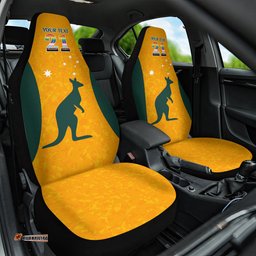 Custom Australia Matildas Pride With Kangaroo Car Seat Cover