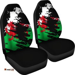 Wales Flag Painting Car Seat Cover