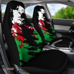 Wales Flag Painting Car Seat Cover
