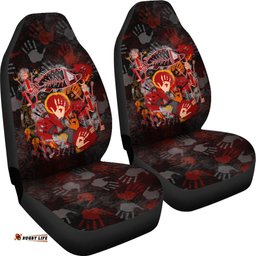 Aboriginal Car Seat Covers Indigenous Fish Hand Art