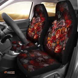 Aboriginal Car Seat Covers Indigenous Fish Hand Art