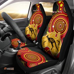 Personalised Australia Indigenous Car Seat Cover We Are All Australian Vote NO To The Voice