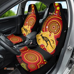 Personalised Australia Indigenous Car Seat Cover We Are All Australian Vote NO To The Voice