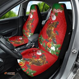 Platypus Lover Car Seat Cover Australia Merry Christmas Aboriginal
