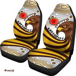 Pride Hawks Car Seat Covers Hawthorn ANZAC Day Aboriginal