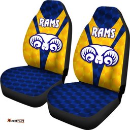 Adelaide Car Seat Covers Rams Merino Original Yellow