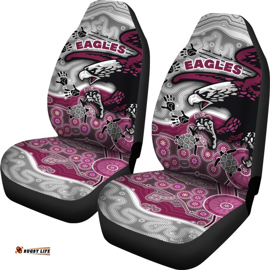 Sea Eagles Car Seat Covers Aboriginal style