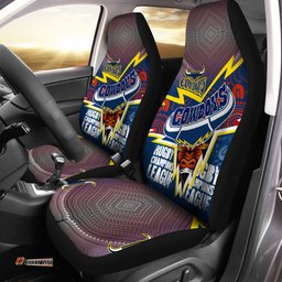 Cowboys Aboriginal Rugby Custom Car Seat Cover Super Queensland Cowboys