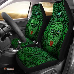 Integrity Maori Ta Moko Car Seat Covers Kiwi and Paua Green