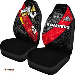 Bombers Naidoc Week Car Seat Covers Essendon Ingenious Spesial Version