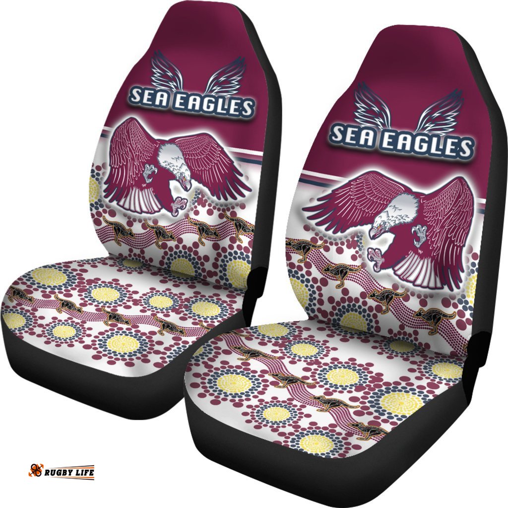Sea Eagles Car Seat Covers Special Indigenous