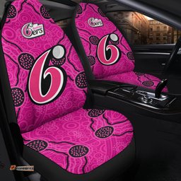 Sydney Sixers Car Seat Covers Aboriginal Dot Painting