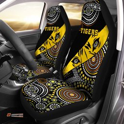 Richmond Indigenous Car Seat Covers Tigers Football