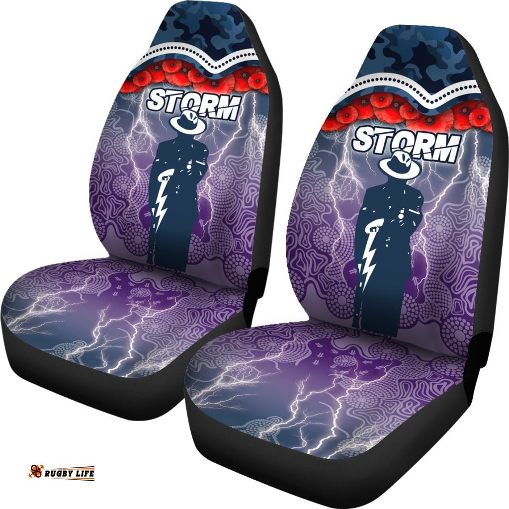 Melbourne Storm Car Seat Covers Anzac Day Aboriginal