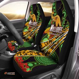 Wallabies Rugby Car Seat Cover ANZAC Day Aboriginal Wallabies Kangaroo Car Seat Cover
