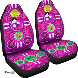Car Seat Covers Aboriginal Family With Dot Painting art 07