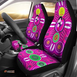 Car Seat Covers Aboriginal Family With Dot Painting art 07