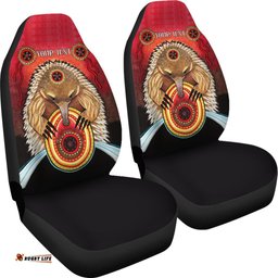 Custom Aboriginal Car Seat Covers Australian Echidna