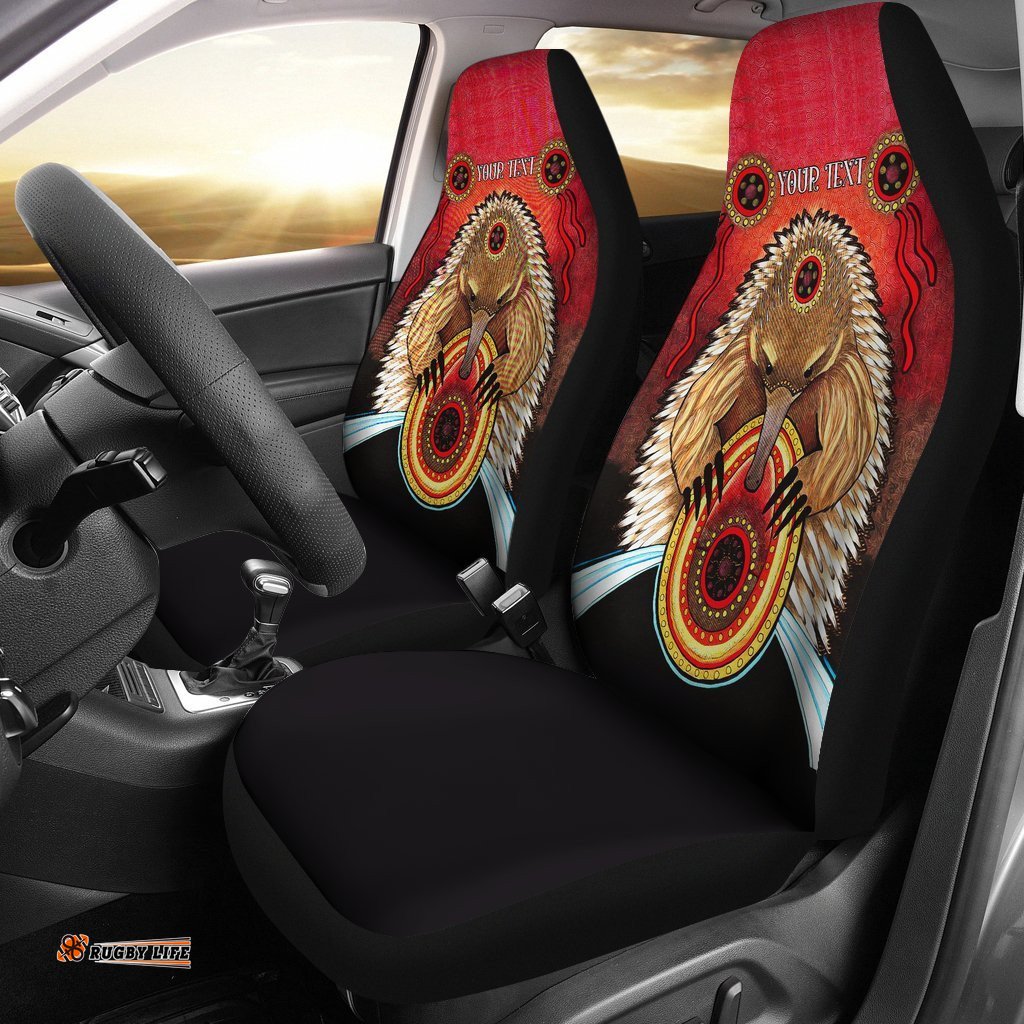 Custom Aboriginal Car Seat Covers Australian Echidna