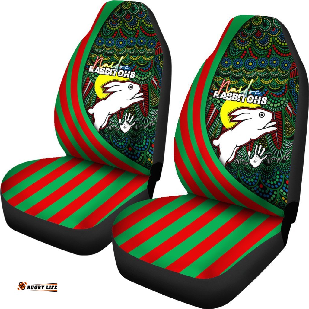 Rabbitohs NAIDOC Week Car Seat Covers Indigenous Version Special